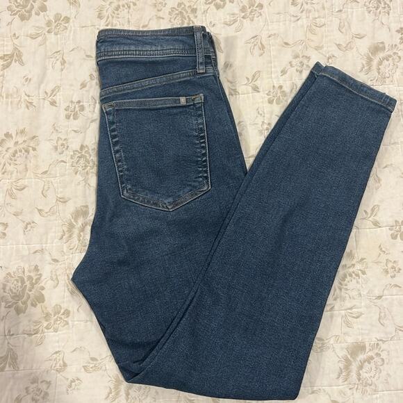 Womans EVERLANE The Way-High Skinny Blue Jean Size 28 Organic Cotton - Picture 4 of 8